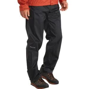 Marmot PreCip Eco Rain Pants Men’s Small Long Black Waterproof Hiking 32” Inseam